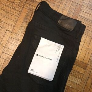 Purple Brand Men's Classic Black Jeans